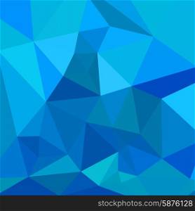 Low polygon style illustration of a moonstone blue abstract geometric background.. Moonstone Blue Abstract Low Polygon Background
