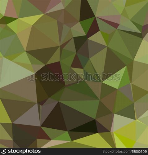 Low polygon style illustration of a pistachio green abstract geometric background.. Pistachio Green Abstract Low Polygon Background
