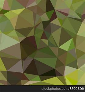 Low polygon style illustration of a pistachio green abstract geometric background.. Pistachio Green Abstract Low Polygon Background