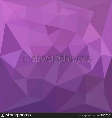 Low polygon style illustration of a plum purple abstract geometric background.. Plum Purple Abstract Low Polygon Background