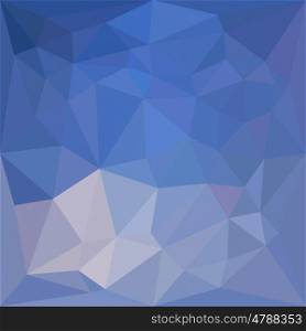 Low polygon style illustration of a powder blue abstract geometric background.. Powder Blue Abstract Low Polygon Background