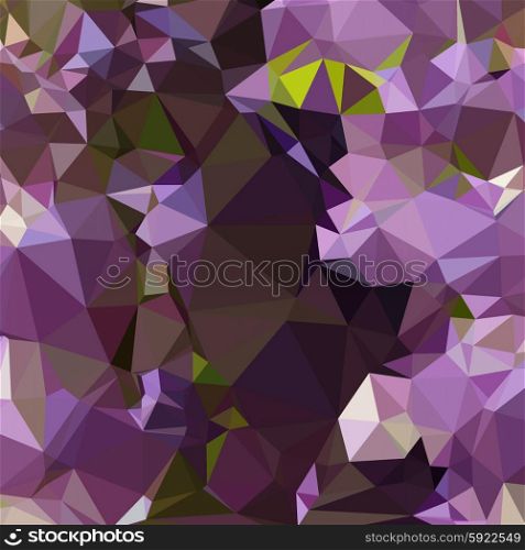 Low polygon style illustration of a rich lilac purple abstract geometric background.. Rich Lilac Purple Abstract Low Polygon Background