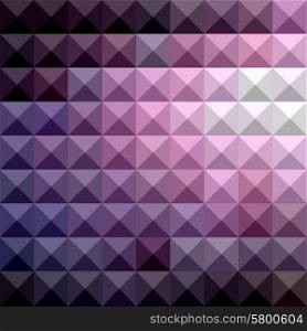 Low polygon style illustration of a russian violet abstract geometric background.. Russian Violet Abstract Low Polygon Background