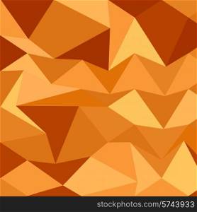 Low polygon style illustration of a sand dunes abstract background.. Sand Dunes Abstract Low Polygon Background