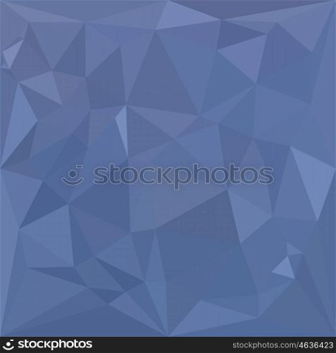 Low polygon style illustration of a steel blue abstract geometric background.. Steel Blue Abstract Low Polygon Background
