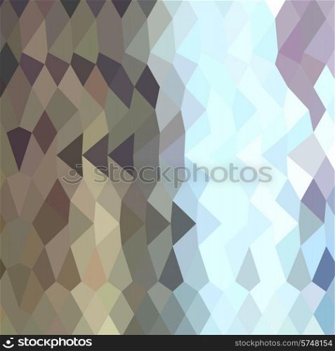 Low polygon style illustration of a taupe abstract background.. Taupe Abstract Low Polygon Background