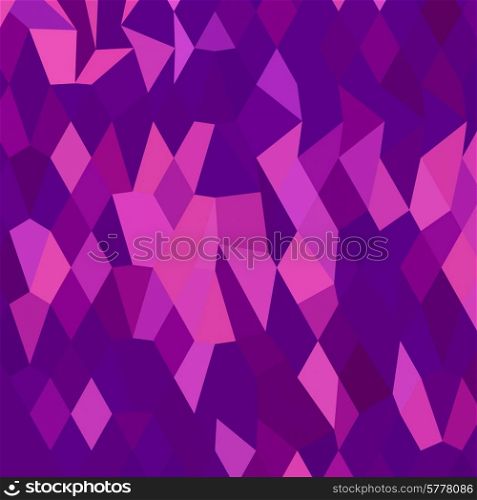 Low polygon style illustration of a thistle purple abstract geometric background.