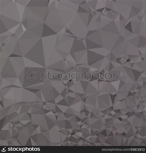 Low polygon style illustration of a trolley grey abstract geometric background.. Trolley Grey Abstract Low Polygon Background
