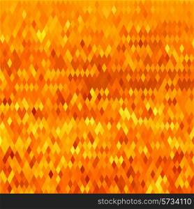 Low polygon style illustration of a yellow weave abstract background.. Yellow Weave Abstract Low Polygon Background