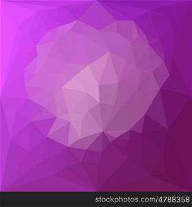 Low polygon style illustration of an eminence violet abstract geometric background.. Eminence Violet Abstract Low Polygon Background