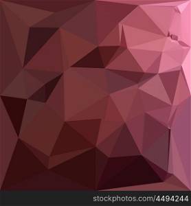 Low polygon style illustration of antique ruby abstract geometric background.. Antique Ruby Abstract Low Polygon Background