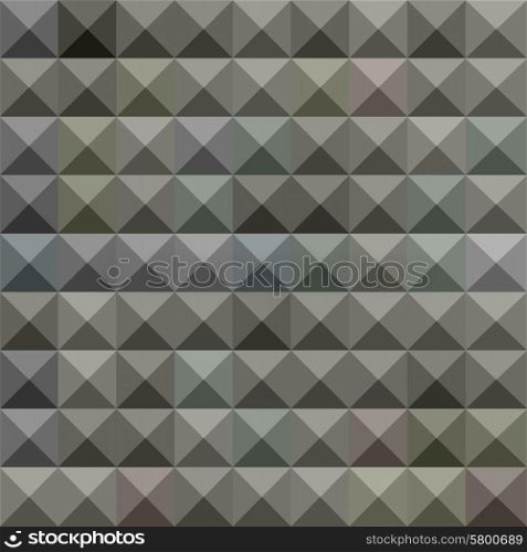 Low polygon style illustration of argent grey abstract geometric background.. Argent Grey Abstract Low Polygon Background