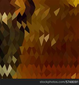 Low polygon style illustration of auburn abstract background.. Auburn Abstract Low Polygon Background