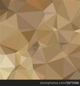 Low polygon style illustration of burlywood brown abstract geometric background.. Burlywood Brown Abstract Low Polygon Background
