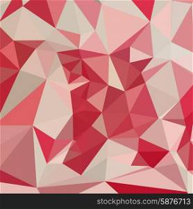Low polygon style illustration of cardinal red abstract geometric background.. Cardinal Red Abstract Low Polygon Background