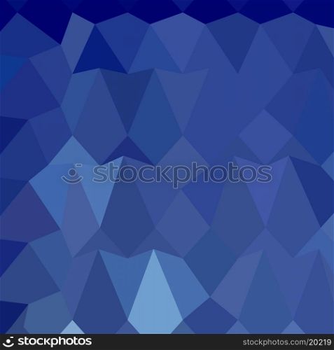 Low polygon style illustration of catalina blue abstract geometric background.. Catalina Blue Abstract Low Polygon Background
