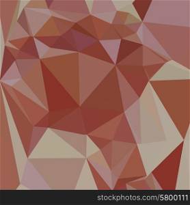 Low polygon style illustration of congo pink abstract geometric background.. Congo Pink Abstract Low Polygon Background