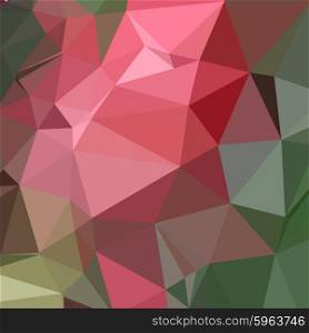 Low polygon style illustration of congo pink abstract geometric background.. Congo Pink Abstract Low Polygon Background