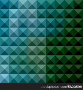 Low polygon style illustration of dark spring green abstract geometric background.. Dark Spring Green Abstract Low Polygon Background
