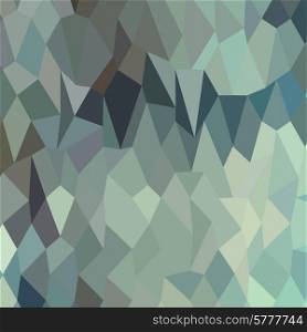 Low polygon style illustration of egyptian blue terraces abstract geometric background.. Egyptian Blue Terraces Abstract Low Polygon Background