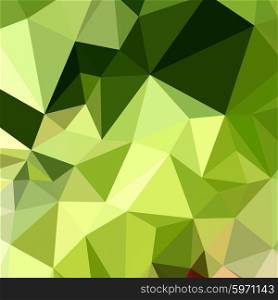 Low polygon style illustration of electric lime green abstract geometric background.. Electric Lime Green Abstract Low Polygon Background