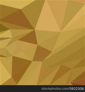 Low polygon style illustration of goldenrod yellow abstract geometric background.. Goldenrod Yellow Abstract Low Polygon Background