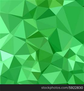 Low polygon style illustration of inchworm green abstract geometric background.. Inchworm Green Abstract Low Polygon Background