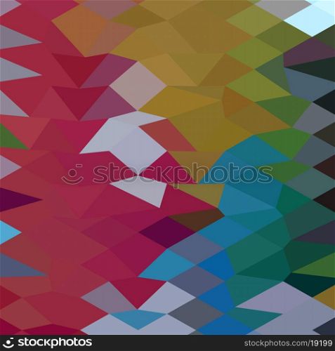 Low polygon style illustration of maroon abstract background.. Maroon Abstract Low Polygon Background