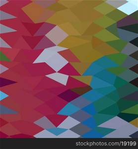 Low polygon style illustration of maroon abstract background.. Maroon Abstract Low Polygon Background