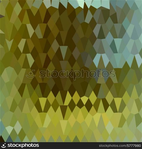 Low polygon style illustration of moss green abstract geometric background.. Moss Green Abstract Low Polygon Background