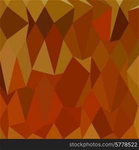 Low polygon style illustration of pastel orioles orange abstract geometric background.. Pastel Orioles Orange Abstract Low Polygon Background