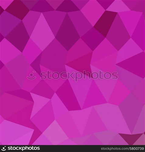 Low polygon style illustration of persian rose pink abstract geometric background.. Persian Rose Pink Abstract Low Polygon Background