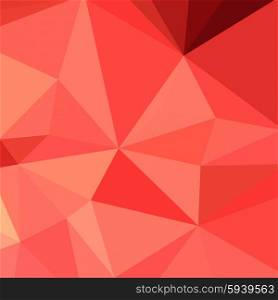 Low polygon style illustration of portland orange abstract geometric background.