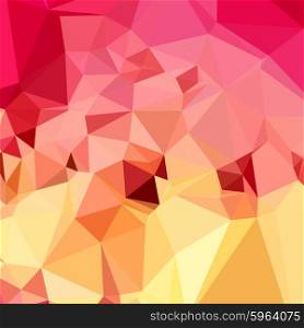 Low polygon style illustration of rose bonbon pink abstract geometric background.. Rose Bonbon Pink Abstract Low Polygon Background