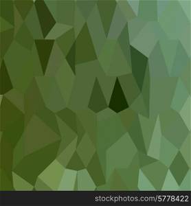 Low polygon style illustration of tea green abstract geometric background.. Tea Green Abstract Low Polygon Background