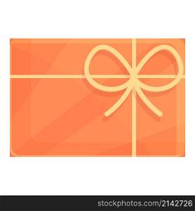 Loyalty envelope icon cartoon vector. Customer card. Client retail. Loyalty envelope icon cartoon vector. Customer card