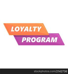 Loyalty program credit icon cartoon vector. Client card. Gift retail. Loyalty program credit icon cartoon vector. Client card