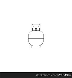 LPG gas cylinders icon logo vector design template