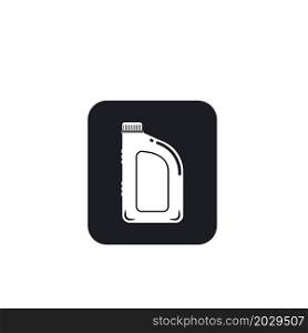 lubrication oil bottle icon vector illustration concept design web