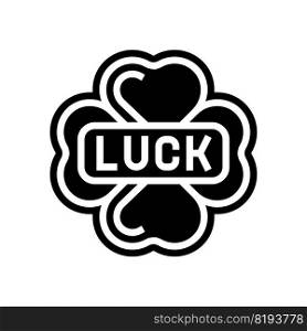 luck slot game glyph icon vector. luck slot game sign. isolated symbol illustration. luck slot game glyph icon vector illustration