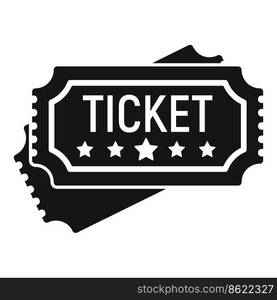 Lucky ticket icon simple vector. Chinese fortune. Asia cute. Lucky ticket icon simple vector. Chinese fortune