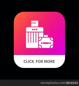 Luggage, Bag, Handbag, Hotel Mobile App Icon Design