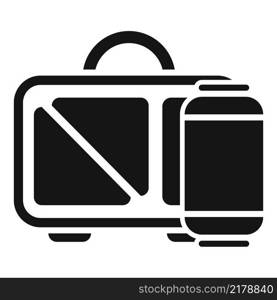 Lunch bag icon simple vector. Healthy meal. Snack lunch. Lunch bag icon simple vector. Healthy meal
