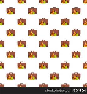 Lunch pattern seamless vector repeat for any web design. Lunch pattern seamless vector