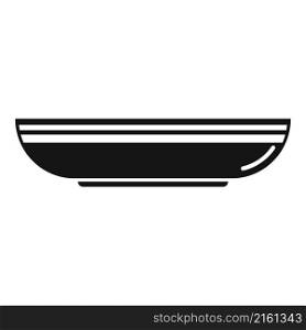 Lunch plate icon simple vector. Dinner dish. Meal plate. Lunch plate icon simple vector. Dinner dish