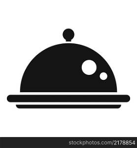 Lunch tray icon simple vector. Dinner meal. Food cafe. Lunch tray icon simple vector. Dinner meal