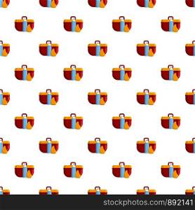 Lunchbox pattern seamless vector repeat for any web design. Lunchbox pattern seamless vector