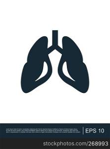 Lung icon template