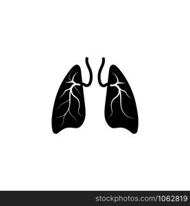 Lung Vector Illustration design Logo template