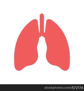 Lung Vector Illustration design Logo template